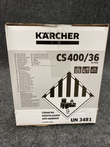1535413-6 Chainsaw Kärcher CS 400 36 BP Battery