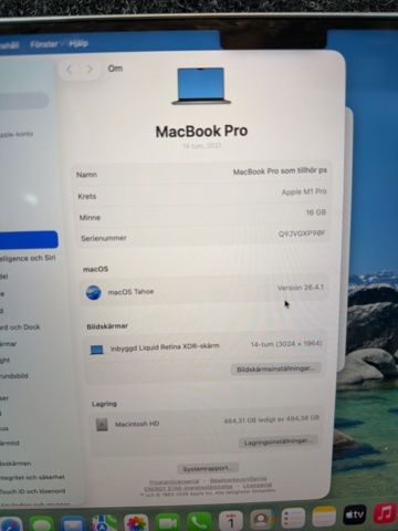 1532951-4 Bärbar dator - Apple MacBook Pro (A2442)
