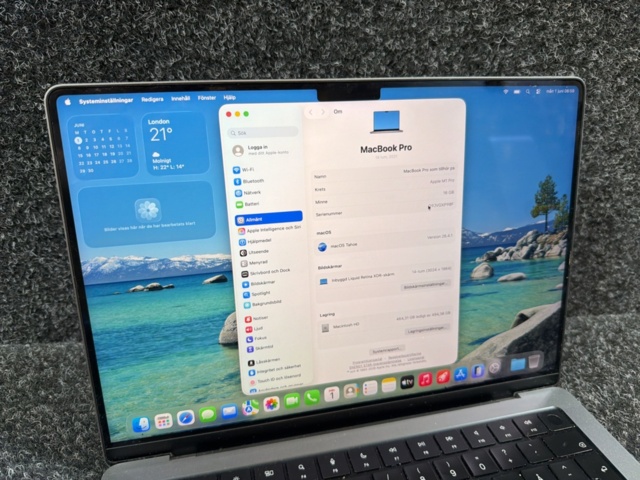 1532951-6 Bärbar dator - Apple MacBook Pro (A2442)