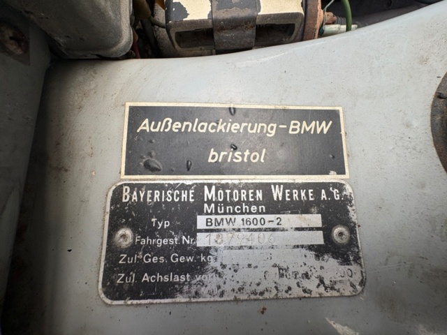 1471482-63 BMW 1600-2 2-dörrars Manuell, 85hk, 1969