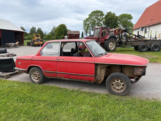 1471486-10 BMW 1602 2-dörrars Manuell, 85hk, 1974 - Renoveringsobjekt