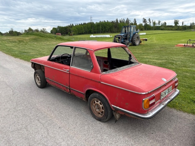 1471486-11 BMW 1602 2-dörrars Manuell, 85hk, 1974 - Renoveringsobjekt