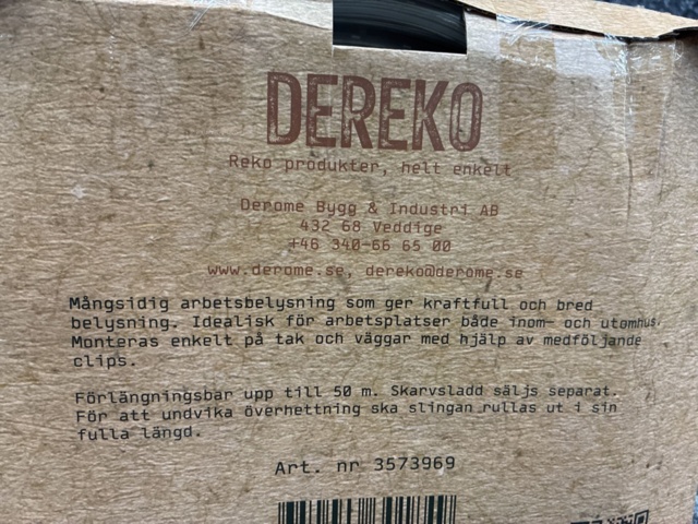 1535729-5 Ledslinga Dereko 20m IP65
