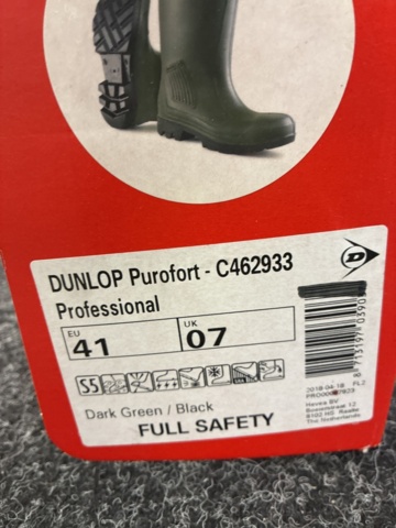 1535735-3 Skyddsstövlar Dunlop Purofort C462933, strl 41