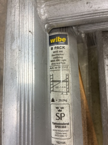 1535761-9 Byggställning Wibe WHS400