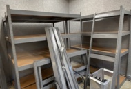 1482441 Lagerhyllor 6 st samt vagn
