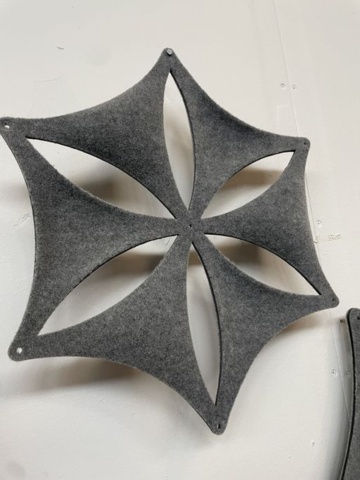 1532622-6 Ljudabsorbent Airflake Blade - 60 st - B:400 mm H:300 mm
