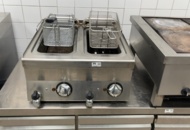 1421870 Fritös dubbel i rostfritt stål