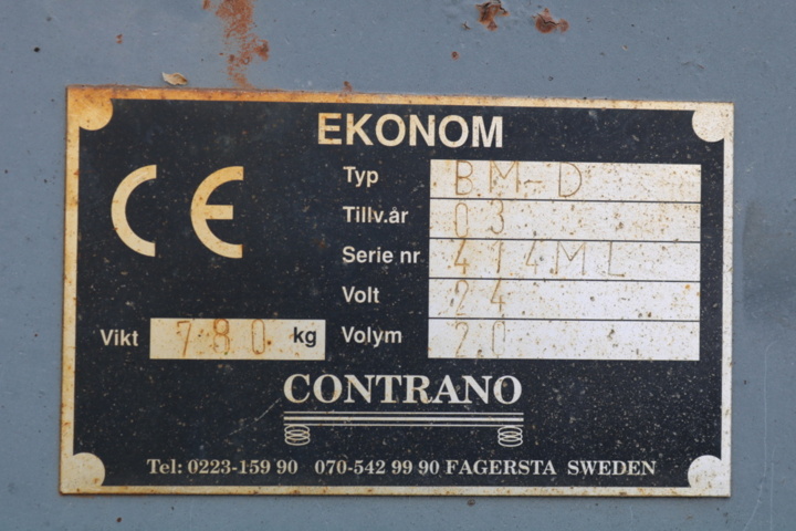 1514940-11 Sand bucket Economist Contrano