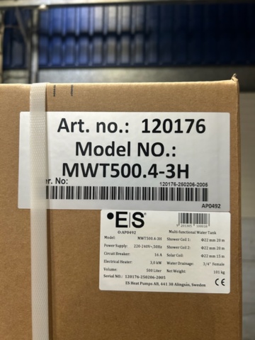 1536784-4 Stainless steel multi-function tank 500 L for hybrid systems – 063