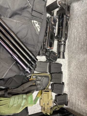 1482442-4 Samling med diverse paintballutrustning