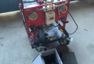 1532491 Rovab oil filtration machine with particle counter demo run