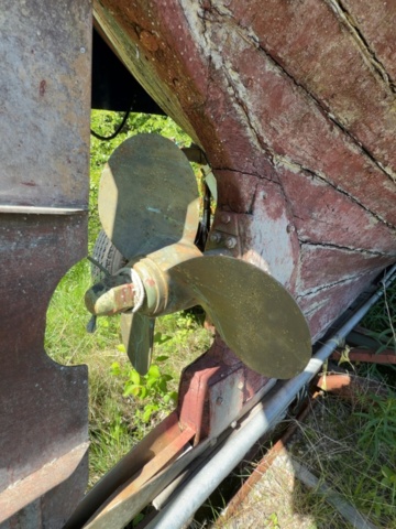 1529718-32 Oak boat with wheelhouse and interior – "The Penguin"