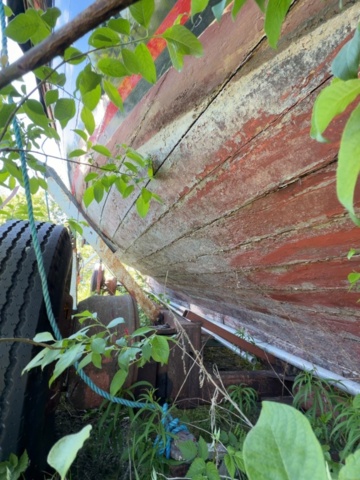 1529718-35 Oak boat with wheelhouse and interior – "The Penguin"