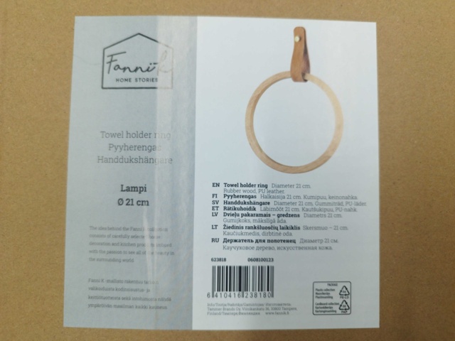 1532364-4 Handduksringar, 12 st - Fanni K, Lampi