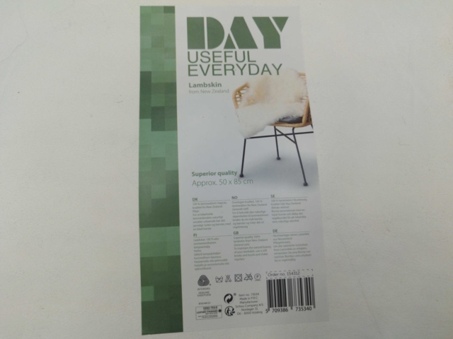1532377-3 Fårskinn - 2 St, DAY Useful Everyday, ca 50x85 cm
