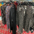 1536901-1 Clothes on clothes rack
