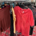 1536901-2 Clothes on clothes rack