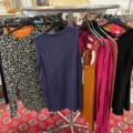 1536901-3 Clothes on clothes rack