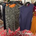 1536901-6 Clothes on clothes rack