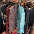 1536901-7 Clothes on clothes rack
