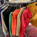 1536902-1 Clothes on rack including rack