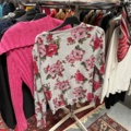 1536902-5 Clothes on rack including rack