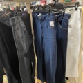 1536905-4 Clothes on clothes rack including stand
