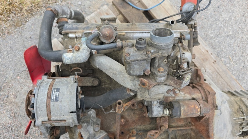 1535808-6 BMW m10 2.0, 1973, topp e12, växellåda Getrag 242