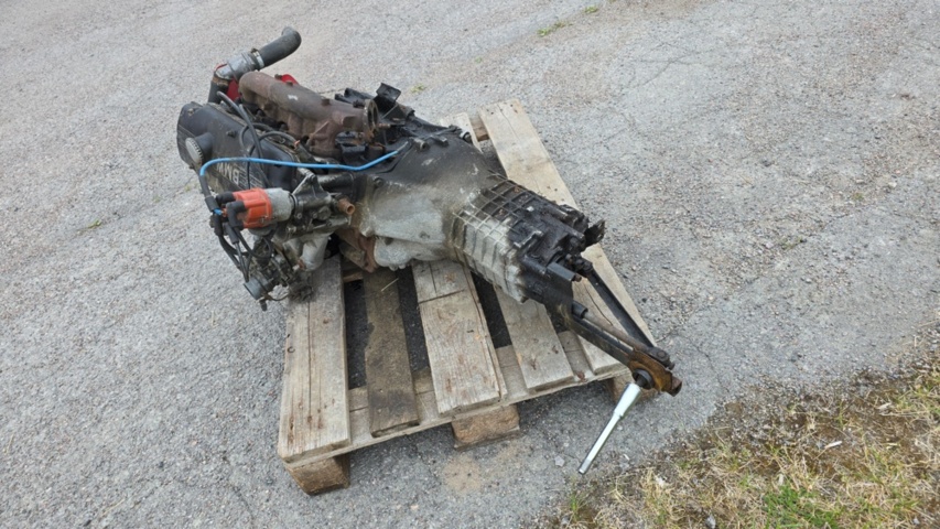 1535808-16 BMW m10 2.0, 1973, topp e12, växellåda Getrag 242