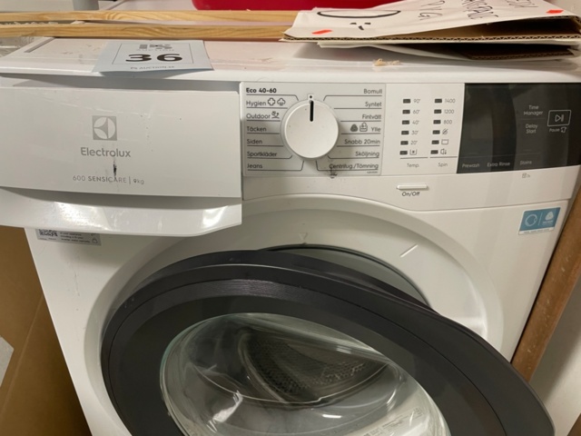 1536936-2 Tvättmaskin Electrolux 600 Sensicare, 9 kg