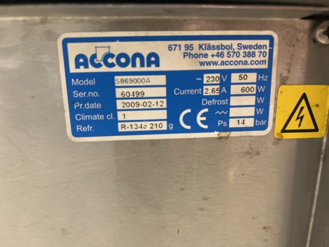 1528566-7 Refrigerator Norpe Accona S869000A