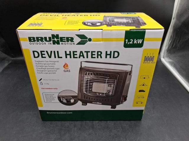 1537227-2 Strålningsvärmare - Brunner, 1,2 kW, gasdriven