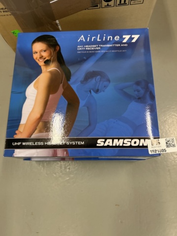 1521805-2 Trådlösa headsetsystem 6 st - Samson AirLine 77 AH1 / CR77