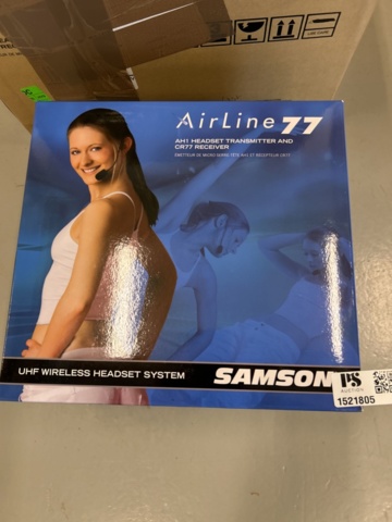1521805-6 Trådlösa headsetsystem 6 st - Samson AirLine 77 AH1 / CR77