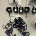 1521806-2 Lot with electronics - Barco ClickShare, Lenovo ThinkPad Dock, etc