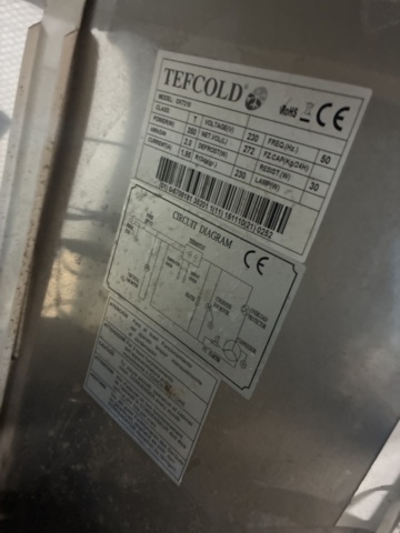1528536-8 Kylbänk Tefcold CK7210