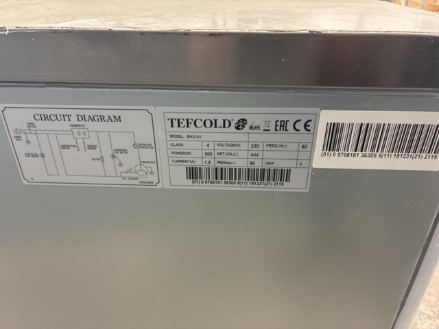 1528531-26 Kylbänk Tefcold BK310-I