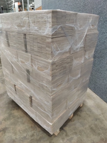 1537336-12 Solid herringbone/single-strip parquet Oak Bjelin Rustic 300x60x10 mm (approx. 151.20 sq m)