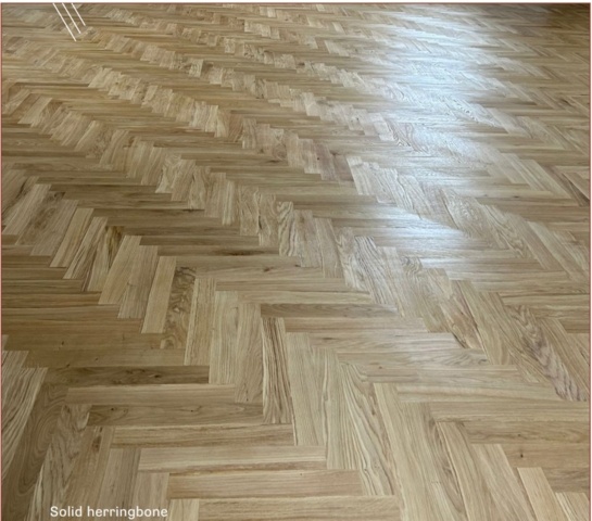 1537338-1 Solid herringbone/oak parquet 500x70x22 mm (approx. 50.40 sq m)