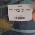 1537245-2 Förvaringskorg, 2 st 3 delar - 4Living, Lazy, blå