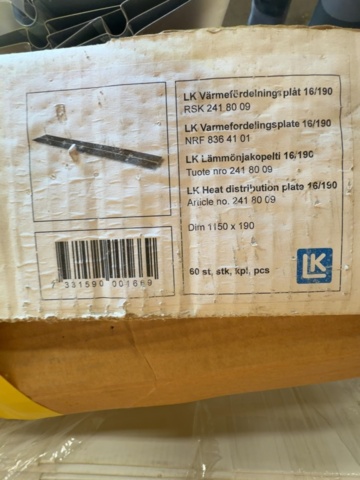 1529728-6 Samling med golvvärmematerial - LK