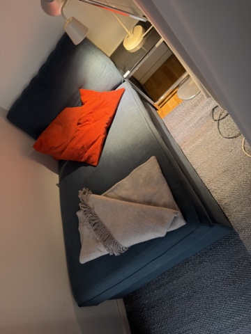 1516287-2 Vilorum - Divan, matta, lampa, m.m.