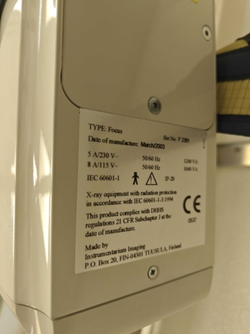1400736-31 Röntgenenheter 2 st, med en sensor och mjukvara - Instrumentarium Imaging Focus