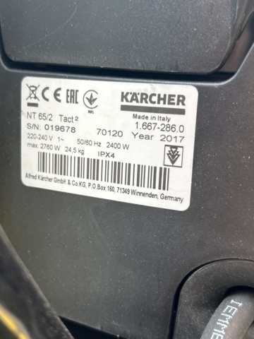 1521814-7 Industridammsugare med tillbehör - Kärcher NT 65/2 Tact²