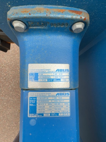 1529751-5 Traverskran med telfer och radiostyrning - ABUS ELV - 2009
