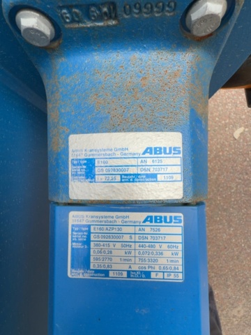 1529751-7 Traverskran med telfer och radiostyrning - ABUS ELV - 2009