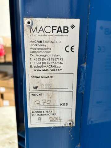 1537988-5 Baler - Macfab C919 - 2014