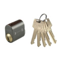 1538112-1 Cylinder 9 pcs packs - Millers, Graphite, oval brass