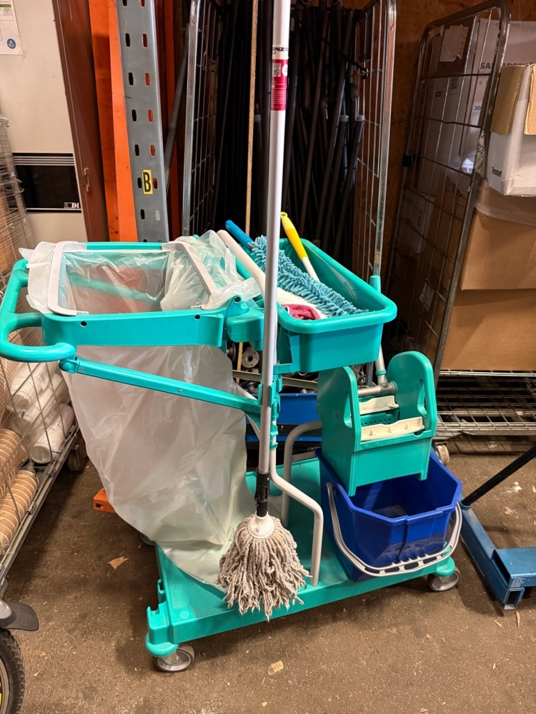 1405919-1 Cleaning cart Vileda Green Line Move & Go
